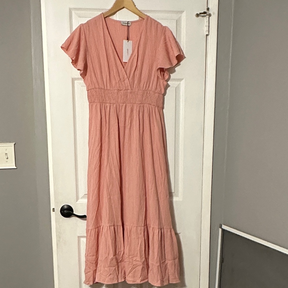 Charming Charlie Blush Maxi Dress